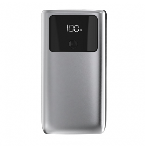 Внешний аккумулятор Akai BE-10012PD, 9000 мАч,30Вт, QC/PD, 2хType C, дисплей, серый Внешний аккумулятор Akai BE-10012PD, 9000 мАч,30Вт, QC/PD, 2хType C, дисплей, серый