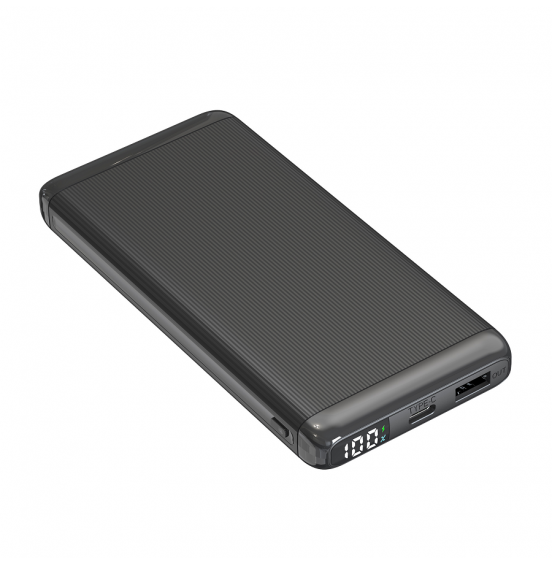 Внешний аккумулятор Akai BE-10014PD, 10000 мАч,22.5Вт, QC/PD, USB/Type C, дисплей, черный Внешний аккумулятор Akai BE-10014PD, 10000 мАч,22.5Вт, QC/PD, USB/Type C, дисплей, черный