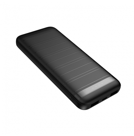 Внешний аккумулятор Akai BE-10015Bk, 10 000 maH, Type-C/micro-USB/2xUSB-A, черный 